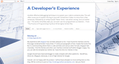 Desktop Screenshot of developerexperience.blogspot.com