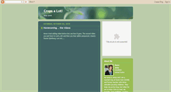 Desktop Screenshot of cropsalot.blogspot.com