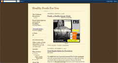 Desktop Screenshot of healthyfoods4you.blogspot.com