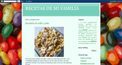 Desktop Screenshot of comidademifamilia.blogspot.com