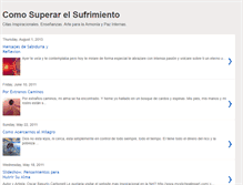 Tablet Screenshot of como-superar-el-sufrimiento.blogspot.com