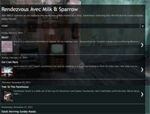 Tablet Screenshot of milkandsparrow.blogspot.com