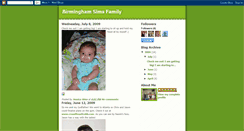 Desktop Screenshot of birminghamsimsfamily.blogspot.com