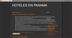 Desktop Screenshot of hoteleenpanama.blogspot.com