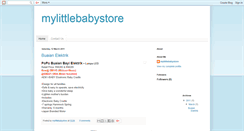 Desktop Screenshot of mylittlebabystore.blogspot.com