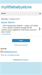 Mobile Screenshot of mylittlebabystore.blogspot.com