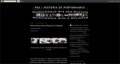 Desktop Screenshot of historiadeperformance.blogspot.com