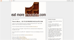Desktop Screenshot of eatchocolate.blogspot.com