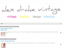 Tablet Screenshot of alexdrakevintage.blogspot.com