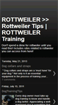 Mobile Screenshot of my-rottweiler.blogspot.com