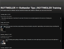Tablet Screenshot of my-rottweiler.blogspot.com