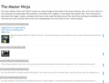 Tablet Screenshot of master-ninja.blogspot.com