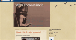 Desktop Screenshot of inconstanciasanta.blogspot.com