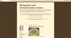 Desktop Screenshot of hungarianrecipe.blogspot.com