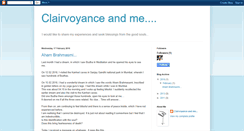 Desktop Screenshot of my-clairvoyance.blogspot.com