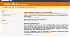 Desktop Screenshot of gwmsscresources.blogspot.com