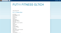 Desktop Screenshot of fut11fitnessgltich.blogspot.com