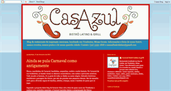 Desktop Screenshot of casazulbistrolatino.blogspot.com