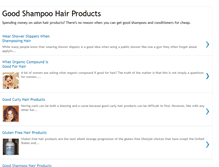 Tablet Screenshot of goodshampoohairproducts.blogspot.com