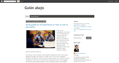 Desktop Screenshot of guionabajo.blogspot.com