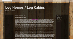 Desktop Screenshot of loghomes.blogspot.com