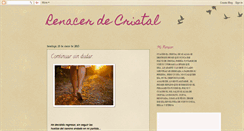 Desktop Screenshot of ladamadecristal.blogspot.com