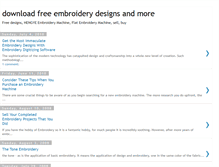 Tablet Screenshot of embroidery-free.blogspot.com