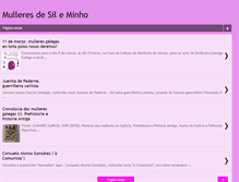 Tablet Screenshot of mulleresdesileminho.blogspot.com