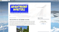 Desktop Screenshot of apartmenthuntersofcentralarkansas.blogspot.com