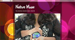 Desktop Screenshot of nativemuse.blogspot.com