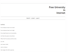Tablet Screenshot of free-university-in-internet.blogspot.com