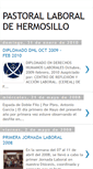 Mobile Screenshot of pastorallaboralhermosillo.blogspot.com
