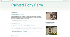 Desktop Screenshot of paintedponyfarm.blogspot.com