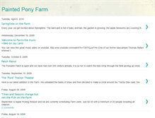 Tablet Screenshot of paintedponyfarm.blogspot.com