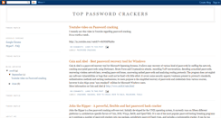 Desktop Screenshot of passwordcrackers.blogspot.com