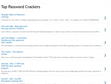 Tablet Screenshot of passwordcrackers.blogspot.com