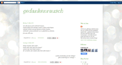 Desktop Screenshot of gedankenrausch.blogspot.com