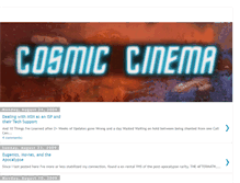 Tablet Screenshot of cosmic-cinema.blogspot.com