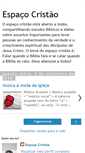Mobile Screenshot of espacocristao2010.blogspot.com