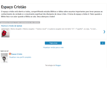 Tablet Screenshot of espacocristao2010.blogspot.com