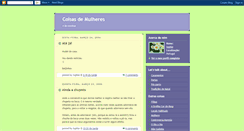 Desktop Screenshot of coisasdemulheres.blogspot.com