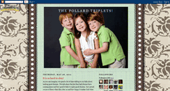 Desktop Screenshot of pollardtriplets.blogspot.com