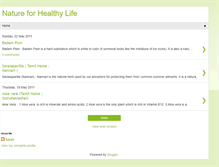 Tablet Screenshot of nature-healthylife.blogspot.com