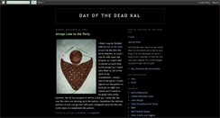 Desktop Screenshot of dayofthedeadkal.blogspot.com