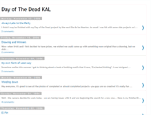 Tablet Screenshot of dayofthedeadkal.blogspot.com