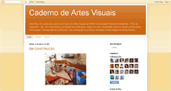 Desktop Screenshot of cadernodeartesvisuais.blogspot.com