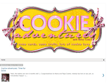 Tablet Screenshot of cookieadventures.blogspot.com