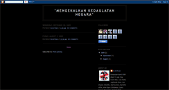 Desktop Screenshot of blogteam-mengekalkankedaulatannegara.blogspot.com