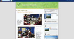 Desktop Screenshot of gaspereauvineyards.blogspot.com