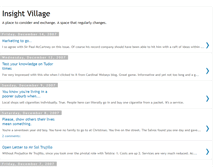 Tablet Screenshot of insightvillage.blogspot.com